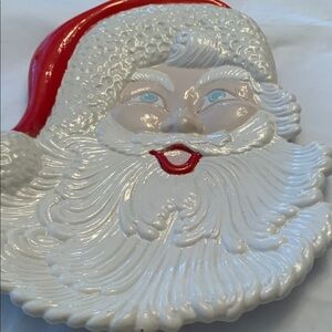 Jolly Santa Claus Holiday Plate